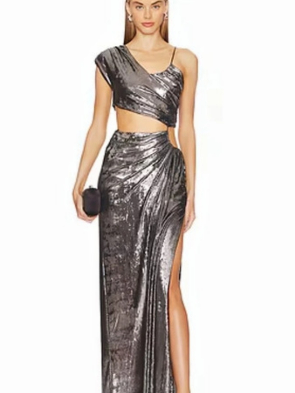 ET OCHS Shiloh Gown in Platinum, Size 6 NWT